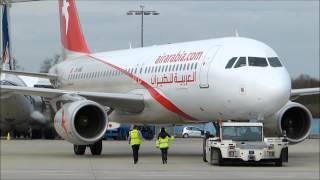 PUSHBACK  Air Arabia Maroc Airbus A320214 CNNMG  CologneBonn [upl. by Sprague]