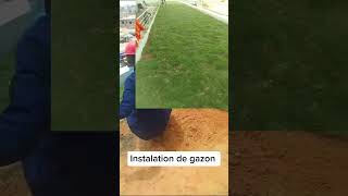 Instalation de gazon par SKFA [upl. by Euqnomod966]