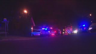 Knifewielding man arrested after barricading himself inside of burning home in Duluth [upl. by Raval126]