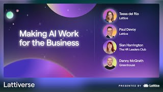 Lattiverse London 2024 Making AI Work for the Business [upl. by Tilney268]