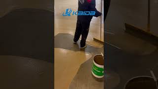 Floor Paint Construction Site Video epoxy [upl. by Hotchkiss]