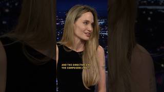 A barefoot AngelinaJolie makes her first late night appearance in over a decade FallonTonight [upl. by Zobkiw]