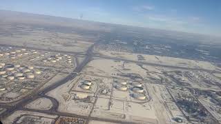 Flyby Edmonton Strathcona refinery Baseline Road and 17th St to Yellowhead Trail March 13th 2018 [upl. by Prior874]