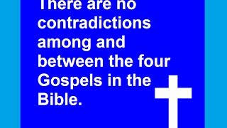 No contradictions in the Gospels Women and Angels at Tomb Jesus Birth Location Resurrection Time [upl. by Toile645]