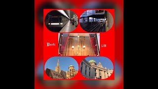 Wonderful Vienna its Tram Metro Fiaker and beautiful Cafés  Austria September 2017  Part 18 [upl. by Guttery]