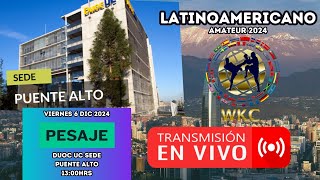 WKC CHILE Pesaje LATINOAMERICANO 2024 [upl. by Leoj]