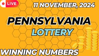 Pennsylvania Day Lottery Results For  11 Nov 2024  Pick 2  Pick 3  Pick 4  Pick 5  Powerball [upl. by Rimisac]