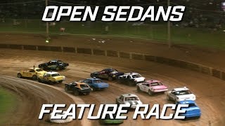 Open Sedans AMain  Archerfield Speedway  02012022 [upl. by Poppas493]