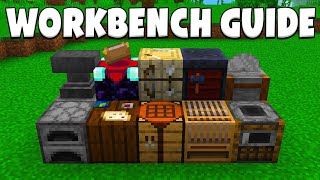 Minecraft All WORKBENCH Guide in Hindi🔥 Every WORKBENCH Use amp Recipe 😍 [upl. by Ecnarwal]