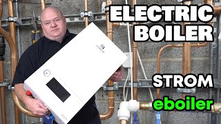 Electric Boiler Installation Strom eboiler Electric system boiler Central Heating System [upl. by Ydoj]