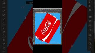 Photoshop 2024 Tips  Coca Cola Can Logo Printing in Photoshop shorts rockybhai photoshop [upl. by Giavani]