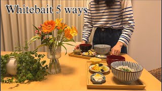 tips of how to use SHIRASU whitebait 5 ways  easy home cooking [upl. by Marabel671]