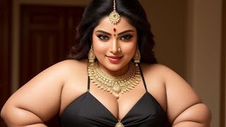 4K Indian Plus Size Lookbook Models Define Fashion Trends with Style [upl. by Giovanna518]