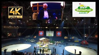 SVP Wahlauftakt 2023 in der Swiss Life Arena  Schweiz [upl. by Hillel]