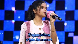 Konjam Nilavu lulu live concert  Punnya Pradeep [upl. by Hayimas]