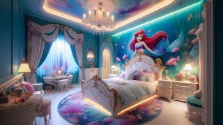 disney princess bed rooms 🥰princessnewvedio [upl. by Fortunato843]