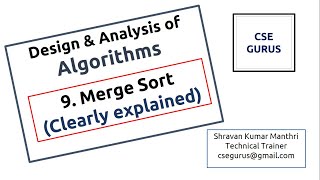 9 Merge Sort [upl. by Jennie]