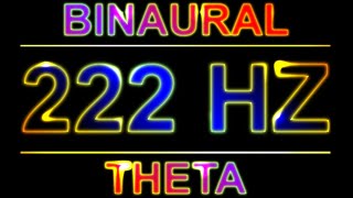 PURE 222HZ BINAURAL BEATS 🔊  8D  THETA WAVES  1 HOUR VERSION [upl. by Kester929]