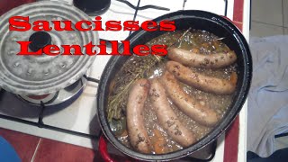 Saucisses lentilles [upl. by Eiro]