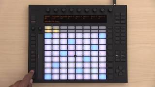 Ableton Push 1 Tutorial Part 7 Workflow [upl. by Calandria]