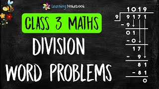 Class 3 Maths Division Word Problems [upl. by Limaj]