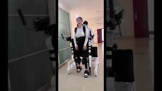 An accident more than ten years ago left her paralyzed for life but now she is able to walk again [upl. by Solegnave318]