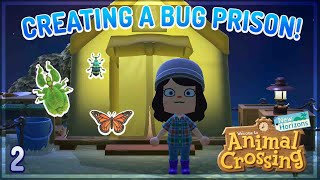 BLATHERS BUG PRISON 🐞 Animal Crossing New Horizons LIVE Ep 02 🏛️ [upl. by Banyaz144]