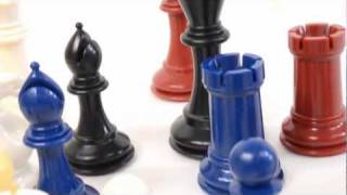 Traditional Staunton Chess Pieces [upl. by Ecirehs]