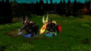 Heroes of Newerth  Quintan the Black Legionnaire With Effects [upl. by Dust589]