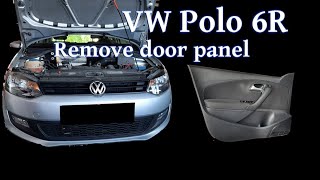 VW Polo 6R door panel removal  Tutorial [upl. by Storm]