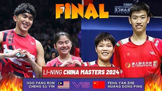 Final🇲🇾Hoo Pang RonCheng Su Yin VS 🇨🇳Feng Yan ZheHuang Dong Ping🔥 China Masters 2024 [upl. by Hamimej]