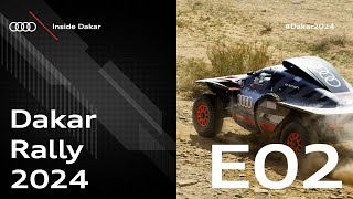 JOUR 2  INSIDE DAKAR RALLY 2024  Team Audi Sport [upl. by Nnael]