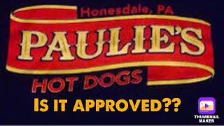 THE FAMOUS PAULIES HOTDOGS IN HONESDALE PA KidApproved [upl. by Bartram184]