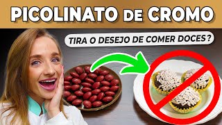 Benefícios do PICOLINATO DE CROMO  Para Que Serve e Como Usar EMAGRECE [upl. by Cigam800]