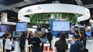 3Shape at IDS 2023 Digital dentistry talks F8 lab scanner and TRIOS intraoral scanners live demos [upl. by Eatnod851]