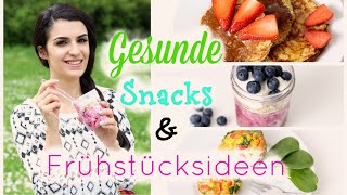 🍎 GESUNDE SNACKS  FRÜHSTÜCKSIDEEN FÜR DIE SCHULE  VaniaMakesYouFit [upl. by Iborian267]