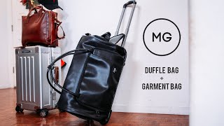 Work Travel Made Easy The Best Duffle Garment Bag and CarryOn in One [upl. by Aihtibat]