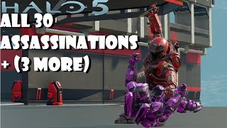 Halo 5ALL 30 ASSASSINATIONS 3 more [upl. by Latreese199]