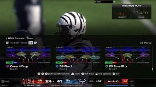 MADDEN 25  IMLTV  EAGLECAR  S1 W15  Titans vs Bengals [upl. by Carmelle436]