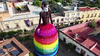 La Catrina Gigante de 26 metros Festival del Día de Muertos de Zapotlanejo Altos de Jalisco [upl. by Femi231]