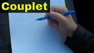 How To Write A Couplet PoemEasy Tutorial [upl. by Nairred153]