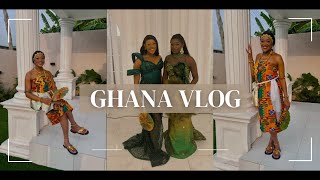 GHANA IM BACK AGAIN Travel Vlog  Traditional Wedding  Girls Trip  Pool Days [upl. by Fabiolas593]