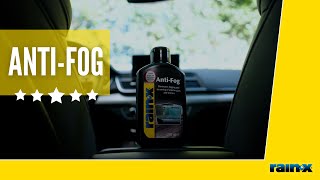 How to use RainX AntiFog  Glass amp Windscreen [upl. by Tamis398]