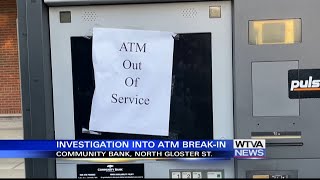 ATM broken into at Tupelo bank [upl. by Reagan]