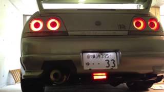 Demo of Rear LED Light Install on my R33 GTR [upl. by Rizzi257]