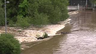 Hochwasser an Nahe amp Ellerbach in Bad Kreuznach 21052013 Nahe TV lokal [upl. by Lothaire]