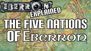 Eberron Lore  The Nations of Khorvaire Dungeons amp Dragons [upl. by Slaohcin]