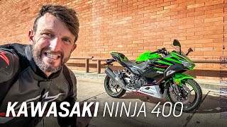 2023 Kawasaki Ninja 400 Review  Daily Rider [upl. by Lahey]