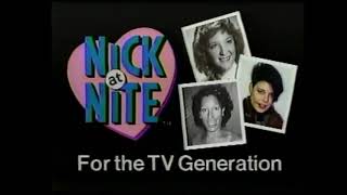 NickatNite Bumper  Meet the TV Generation Laura DarvisKaren AndradeCheryl Haver [upl. by Ahsuoj]