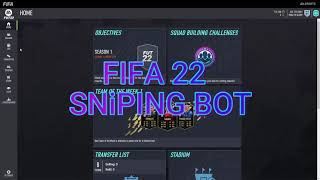 FIFA 22 SNIPING BOT  200K IN 1 HOUR [upl. by Coral]